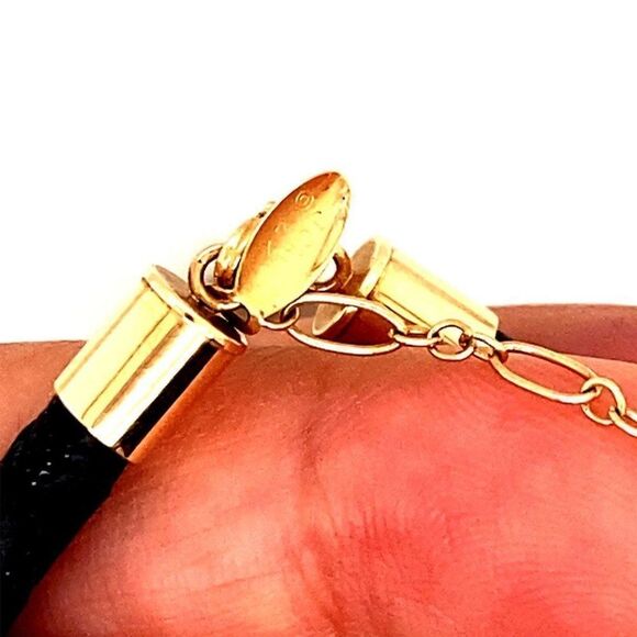 14k Flower Corded Necklace - Picture 6 of 8